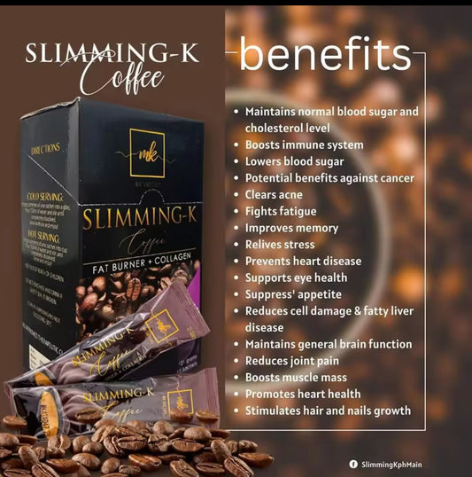 Madam Kilay Slimming K Coffee Fat Burner and Collagen 10 Sachets Original