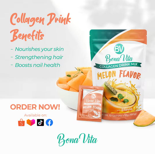 Bona Vita Collagen Melon Flavor 10sachetx18g
