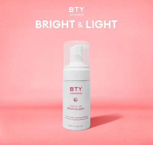 BTY Advance Bright & Light Facial Cleansing Mousse 100mL
