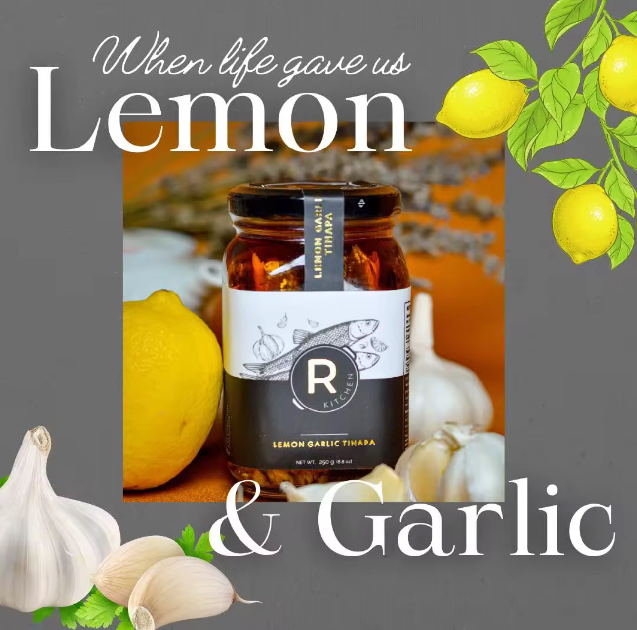 RKitchen Lemon Garlic Tinapa