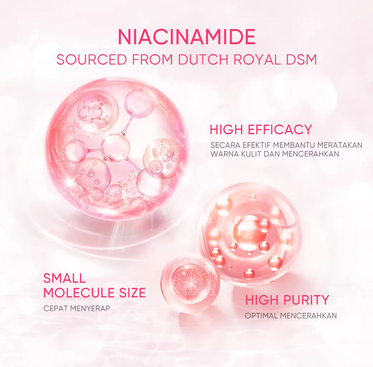 SKINTIFIC Niacinamide Brightening Essence Toner Hydrate Moisturize Skincare