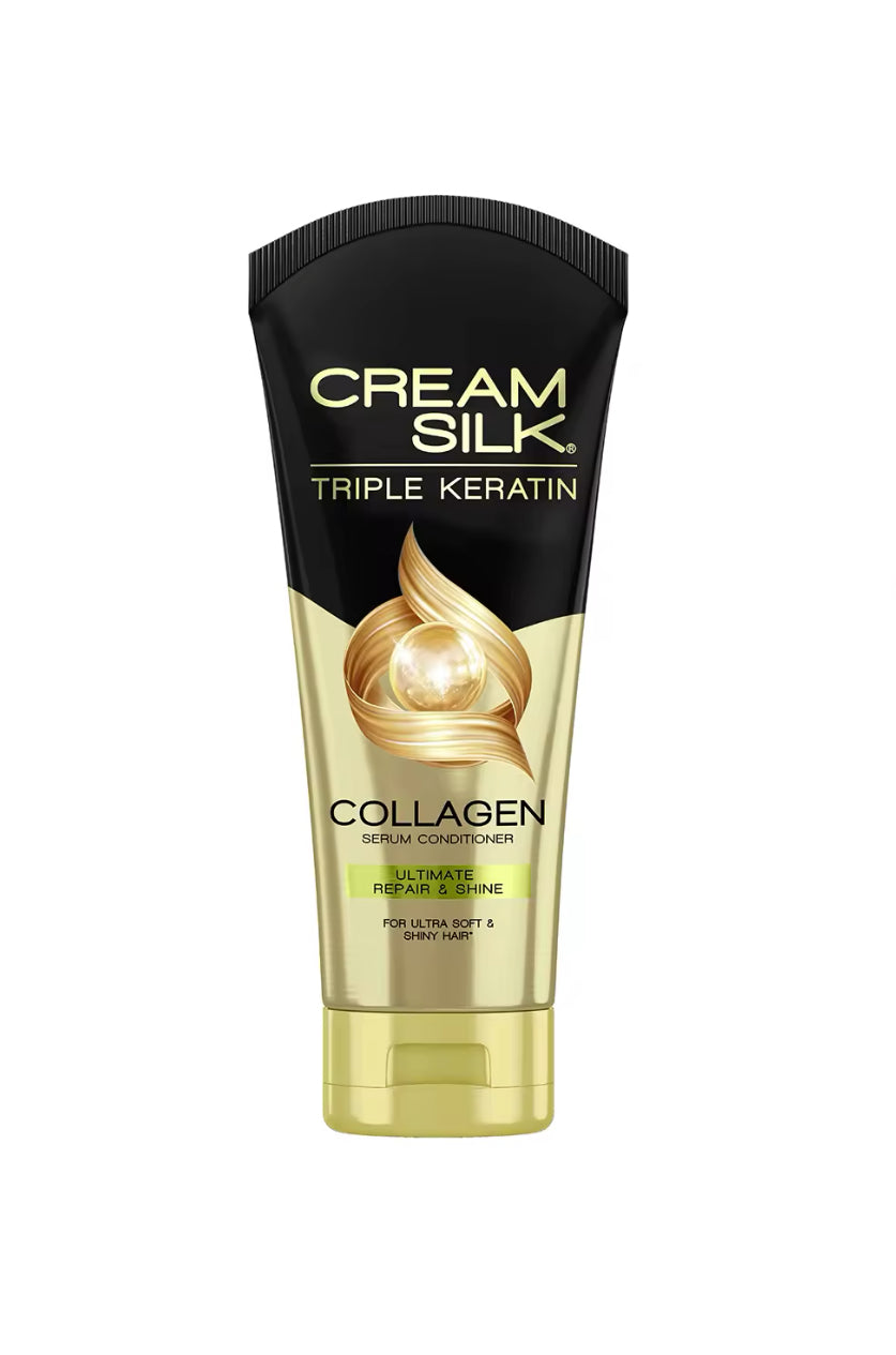 CreamSilk Triple Keratin Serum Conditioner Ultimate Repair & Shine 170ml
