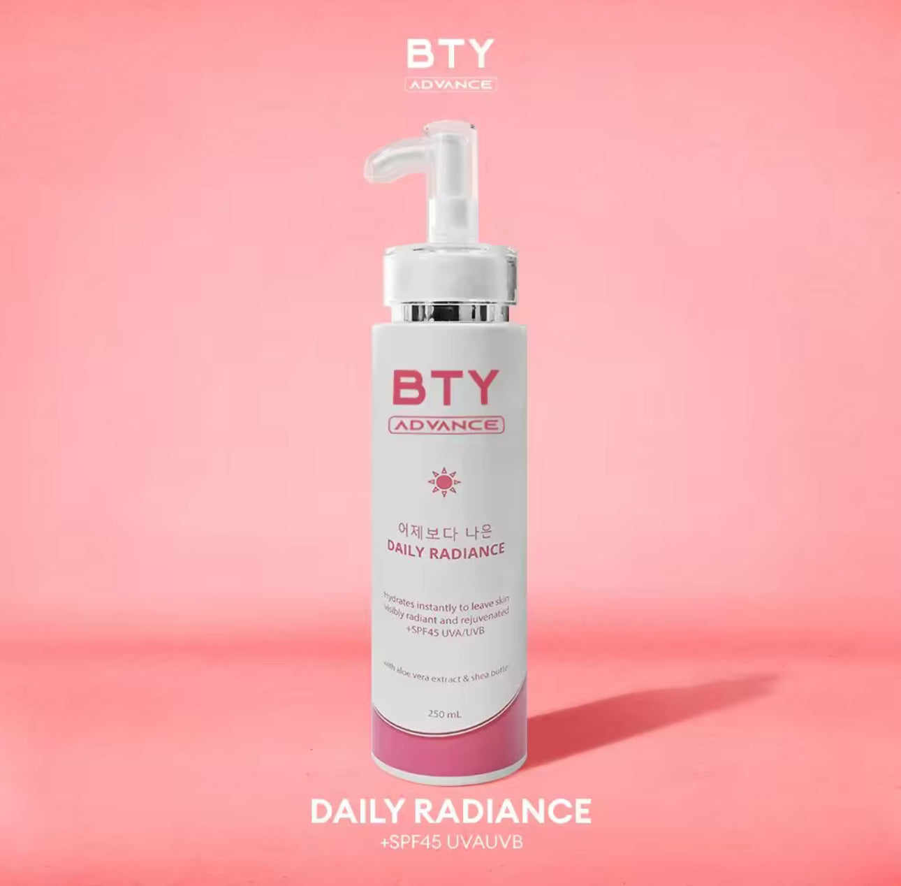BTY Advance Daily Radiance Sunscreen Lotion 250ml