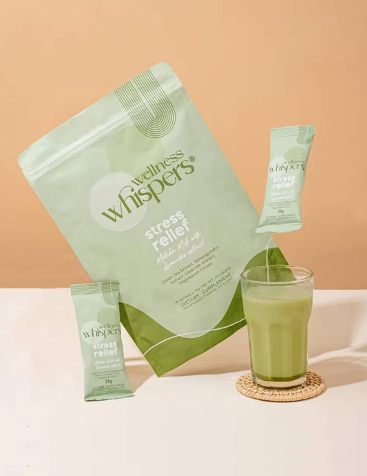Wellness Whispers | Stress Relief Matcha Milk With Lavender Extract