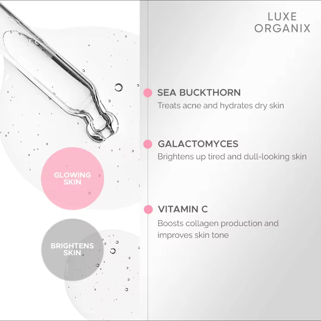 Luxe Organix Power Glow Vita Glow C Serum 30ml