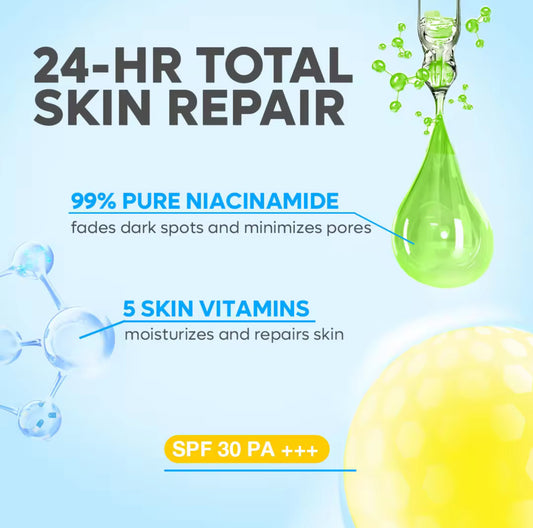 FRESH Skinlab K Aloe Ice 3 in 1 Niacinamide Dark Spot Serum Cream SPF 30 40ml