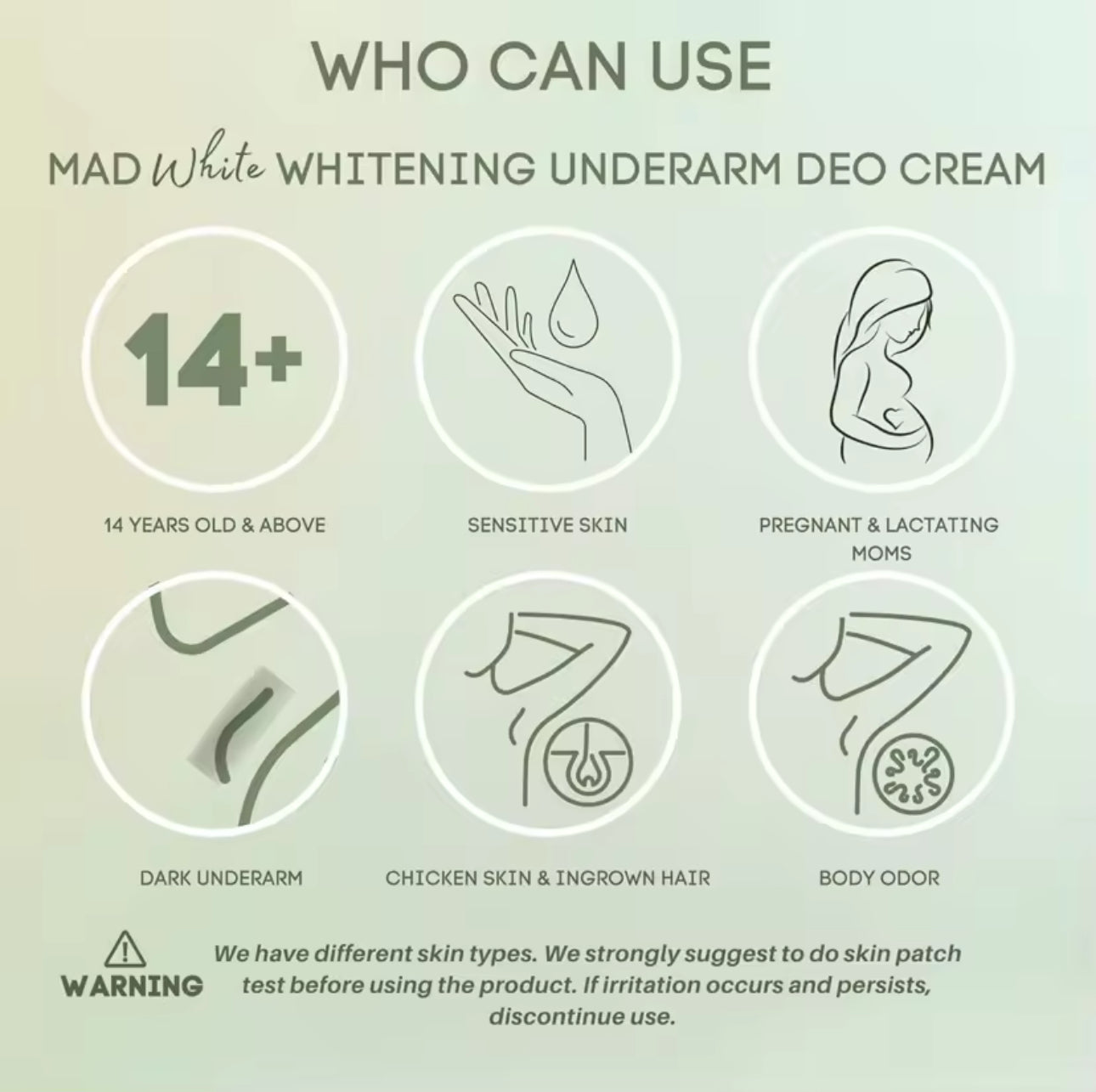 MAD White Underarm Whitening Deo Cream