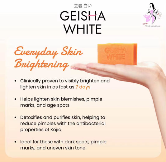 GEISHA WHITE Bar Intense 65gx3pcs