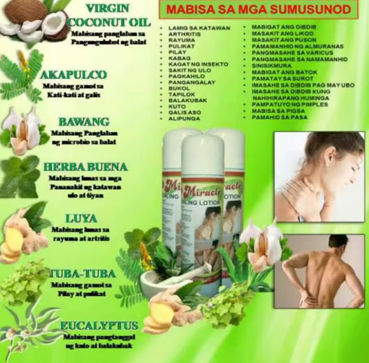 Miracle Healing Oil Lotion Body Back Pain Relief Reliever Ointment by Zamurra Main | Doc Apo
