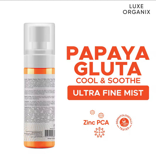 Luxe Organix Papaya Gluta 3X White Ultra Fine Mist 80ml