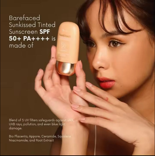 Barefaced Tinted Sunscreen with Bio-Placenta & Appore Spf50 PA++++