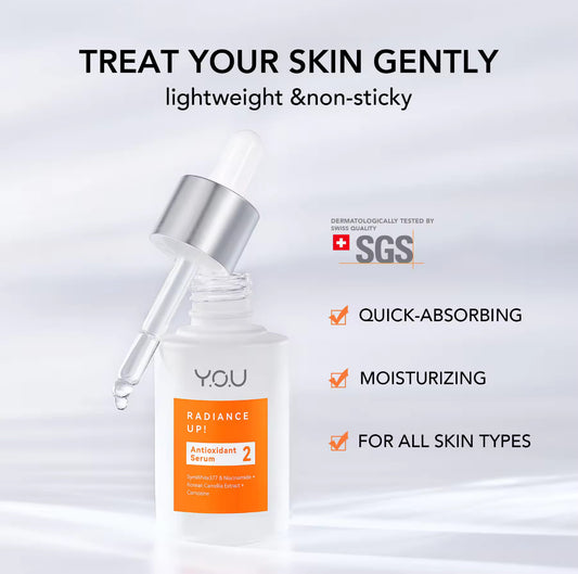 Y.O.U Radiance Up! Antioxidant Serum | 8x Symwhite 377 | Reduce Acne Scars & Dark Spots 20ml