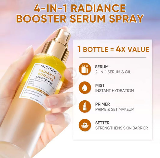 SKINTIFIC Radiance Booster Serum 100ml Hydrate&Smooth&Repair Skin moisturizer for face
