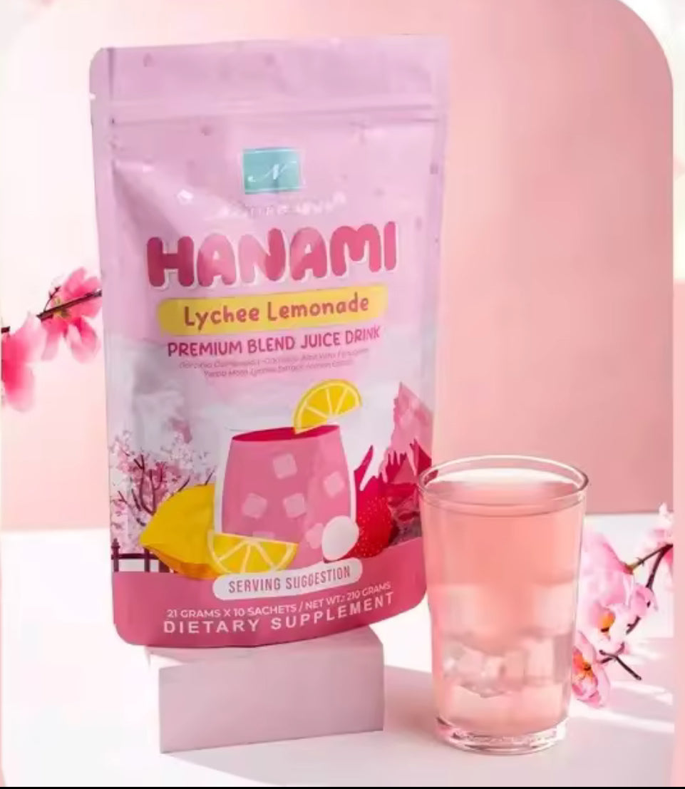 HANAMI LYCHEE LEMONADE BLEND JUICE | 10sachets x 21g | Namiroseus