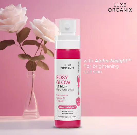 LUXE ORGANIX ROSY GLOW 3XBRIGHT MIST|80ml