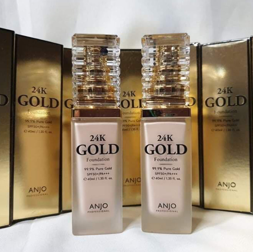 Anjo Professional 24K Gold Foundation | 40ml | Shade 23 | authentic from Korea