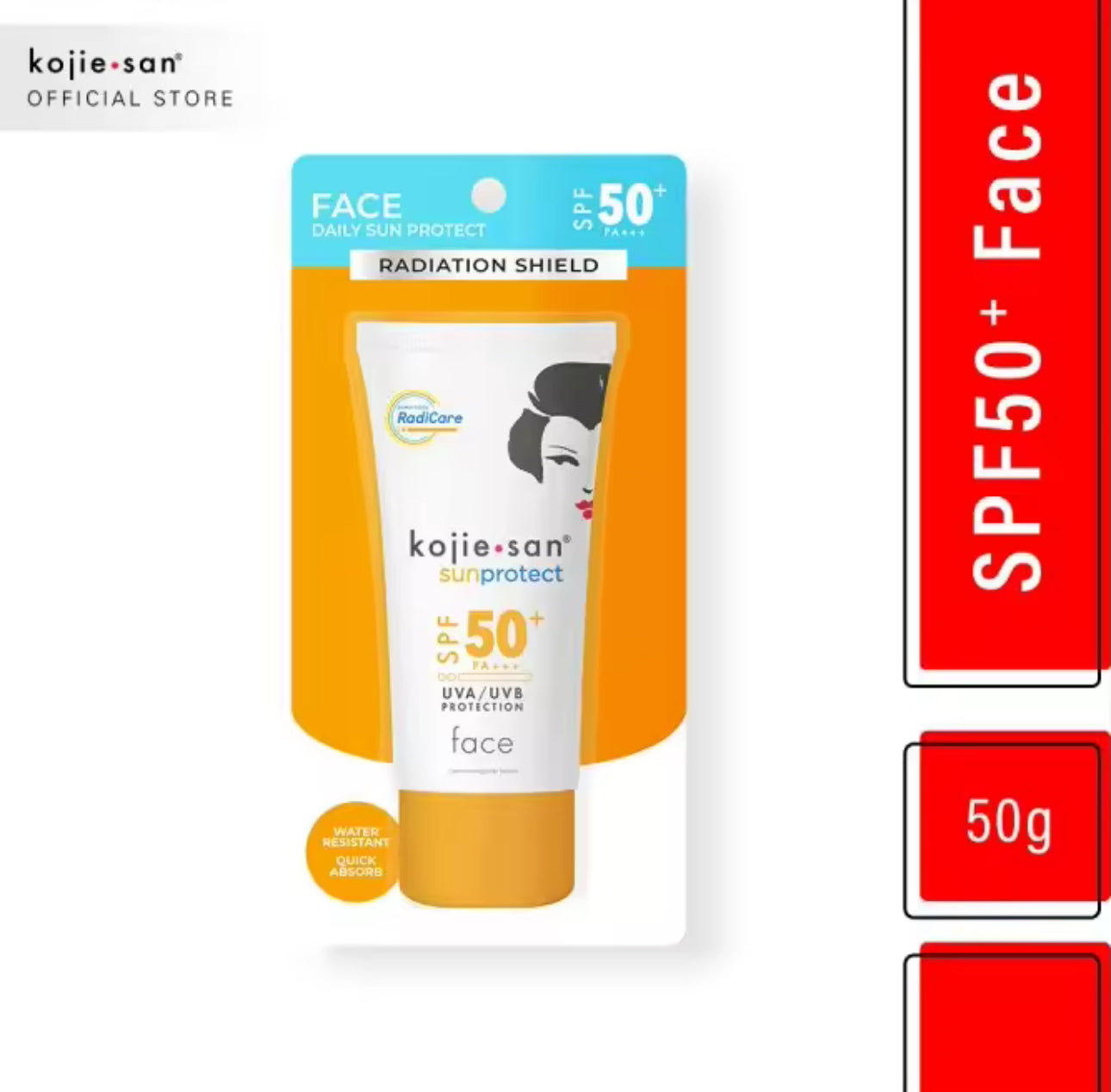 KOJIESAN Sun Protect SPF50+ PA+++ Face 50g