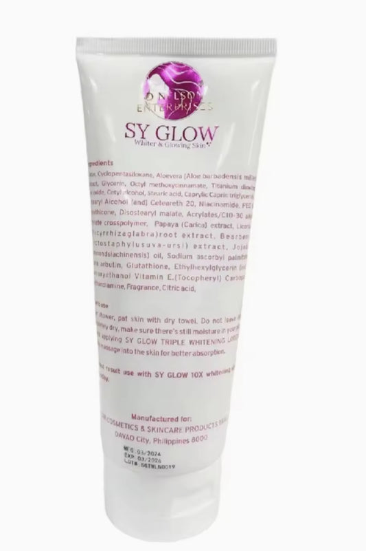SY GLOW TRIPLE WHITENING HAND AND BODY LOTION 200mL