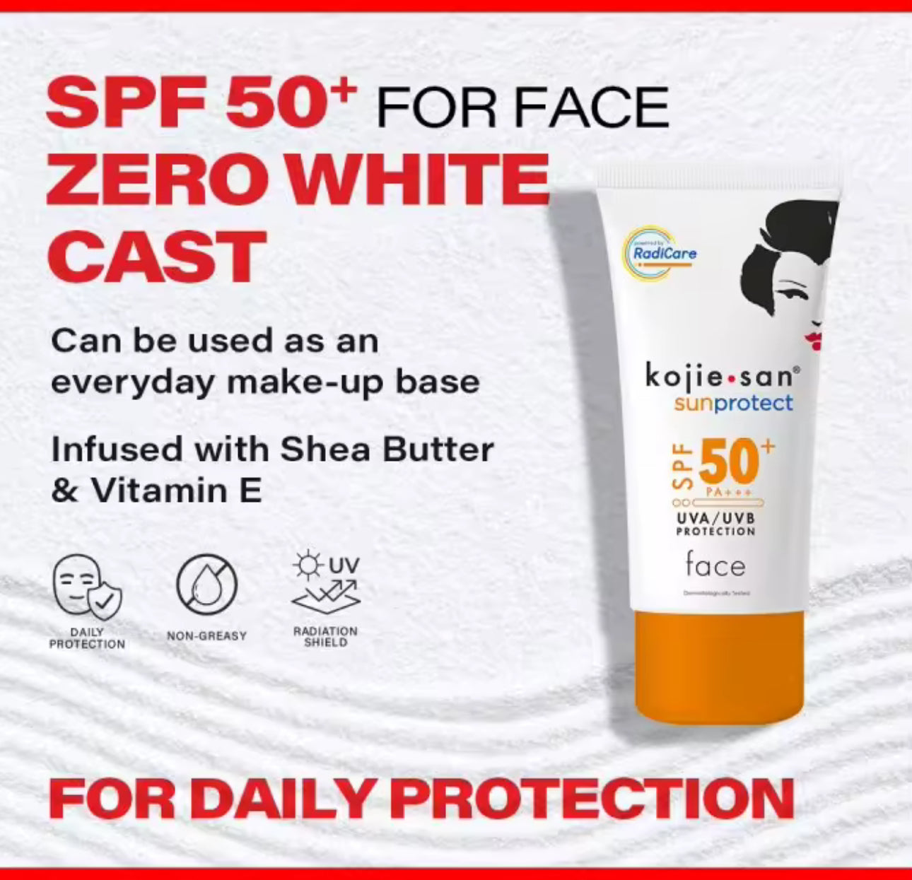 KOJIESAN Sun Protect SPF50+ PA+++ Face 50g