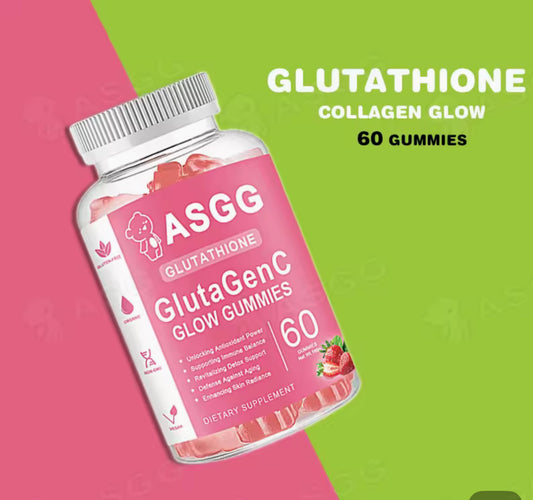 ASGG Glutathione Collagen Glow Gummies Original Anti-Aging Whitening Skin Collagen Gummies