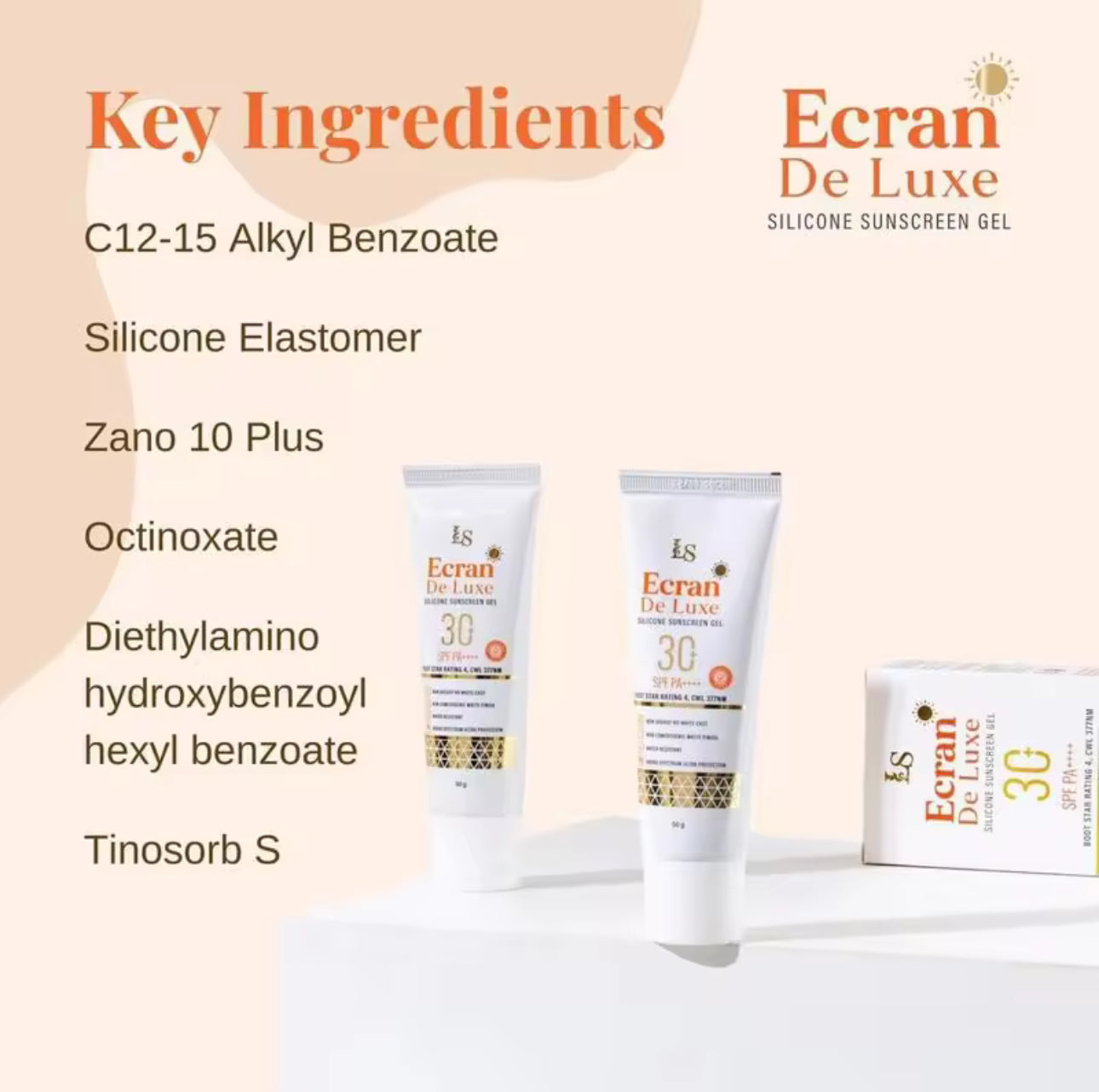 Ecran de Luxe Mineral Sunscreen Gel SPF 30 PA++++