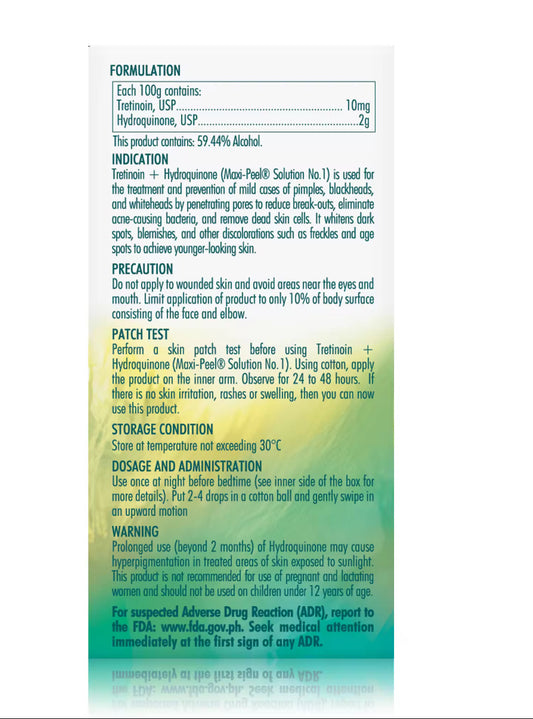 Maxipeel Exfoliant Solution No. 1 30ml