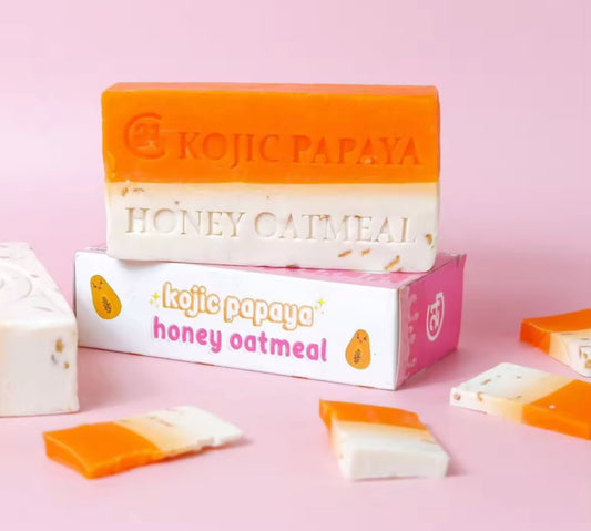G21 Kojic Papaya Honey Oatmeal Duo Soap 150g