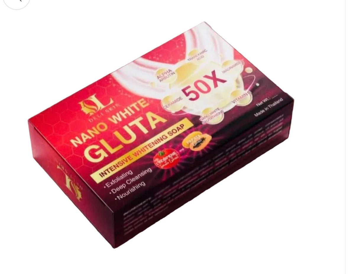 Deli Skin Nano White Gluta Intensive Whitening Soap | 50X | 90g