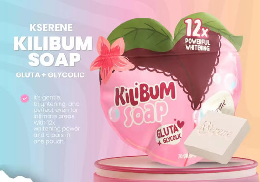 KSERENE KILIBUM SOAP 70gx3pcs per pouch | Whitening Moisturizing Brightening Soap