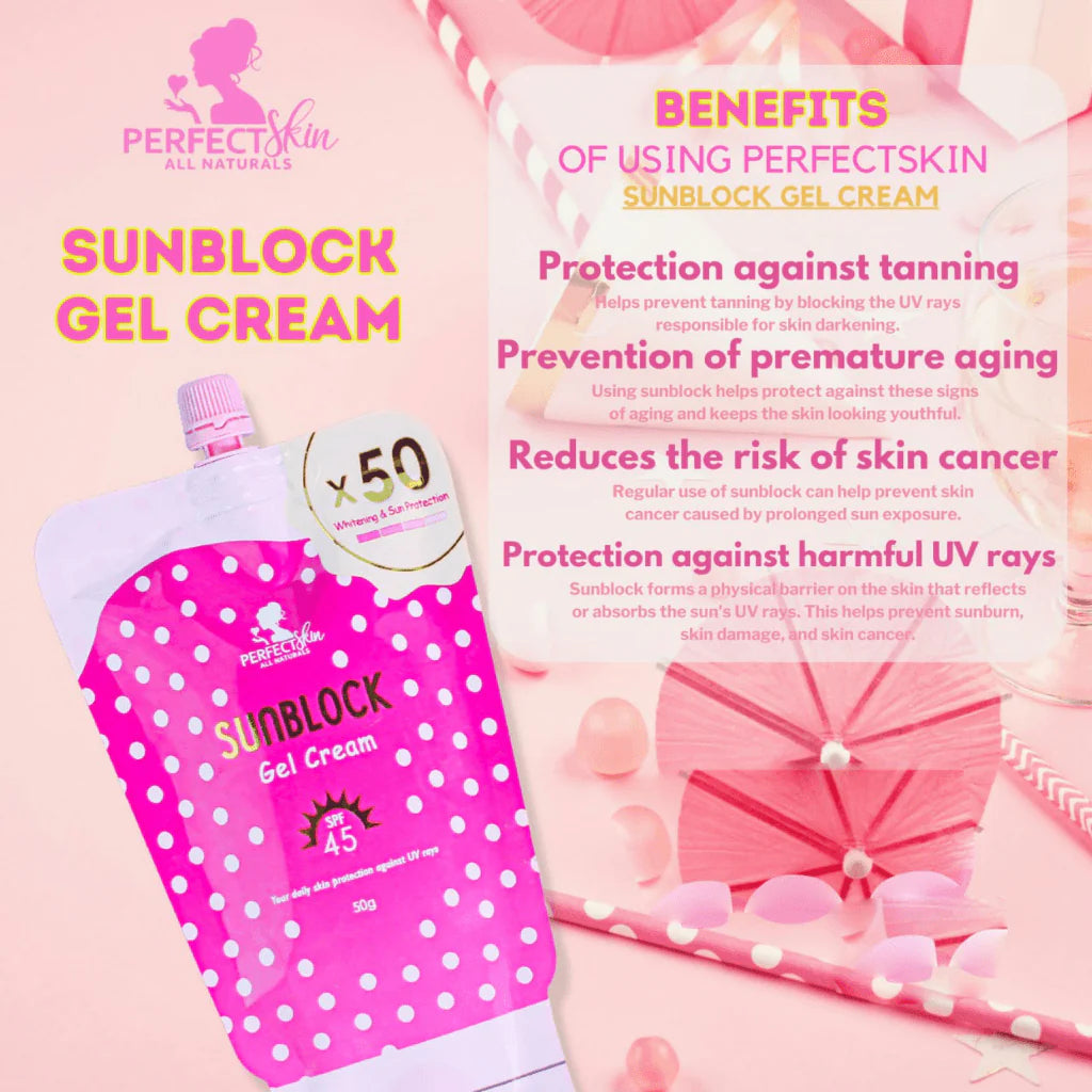 Perfect Skin Sunblock Gel Cream 45SPF