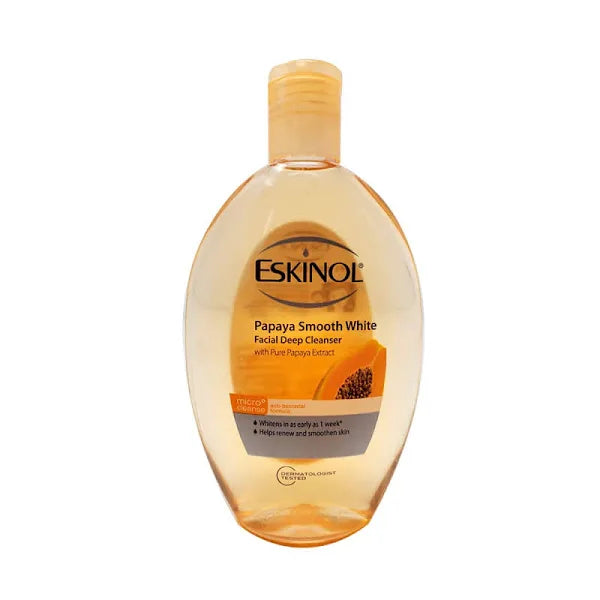 Eskinol Papaya Smooth Glow Facial Deep Cleanser With Pure Papaya Extract 225ml