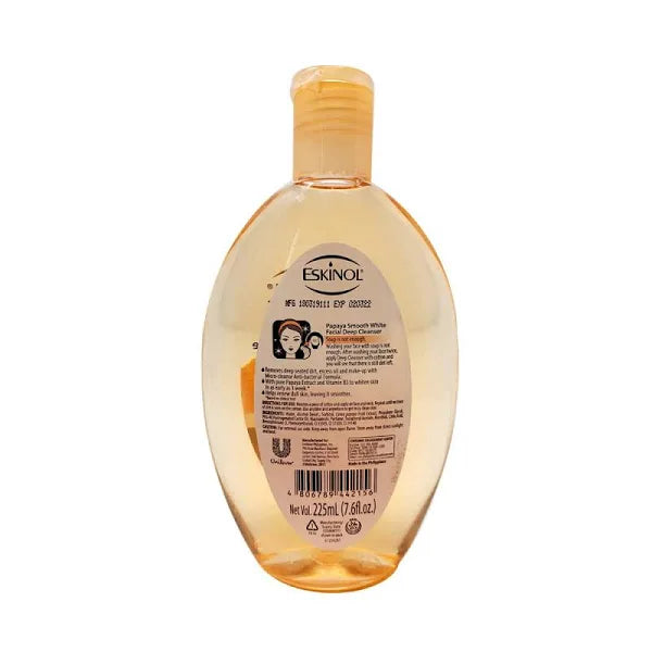 Eskinol Papaya Smooth Glow Facial Deep Cleanser With Pure Papaya Extract 225ml