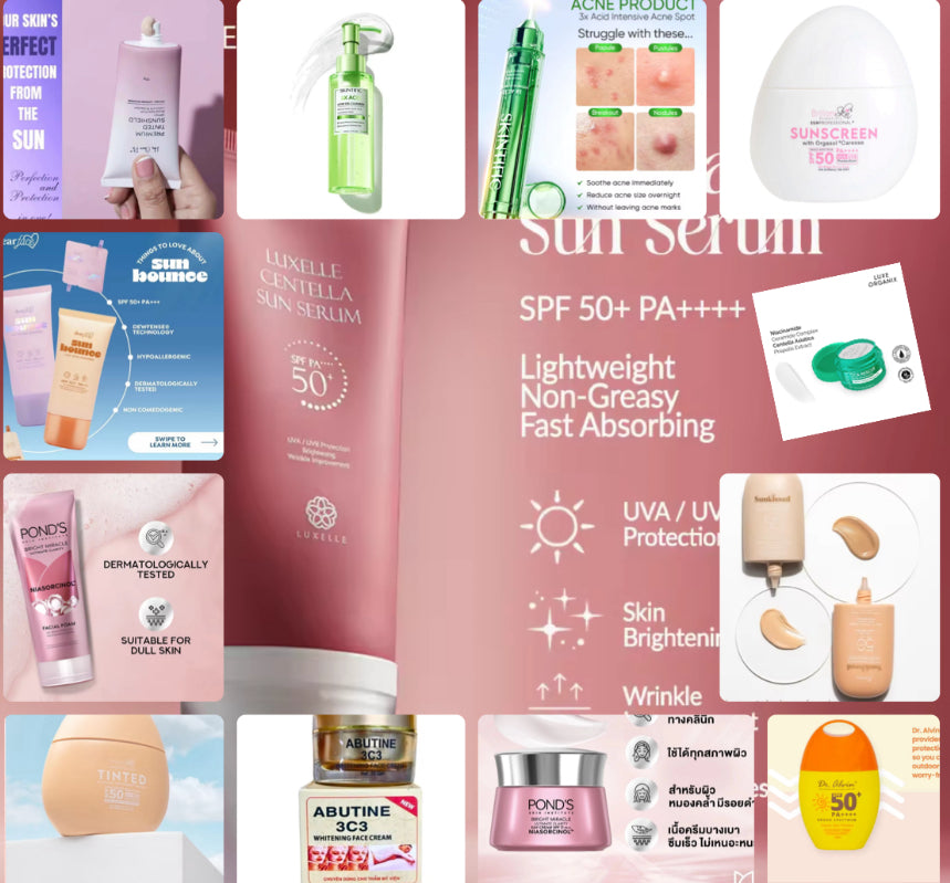 Face Skin Care and Sunscreen