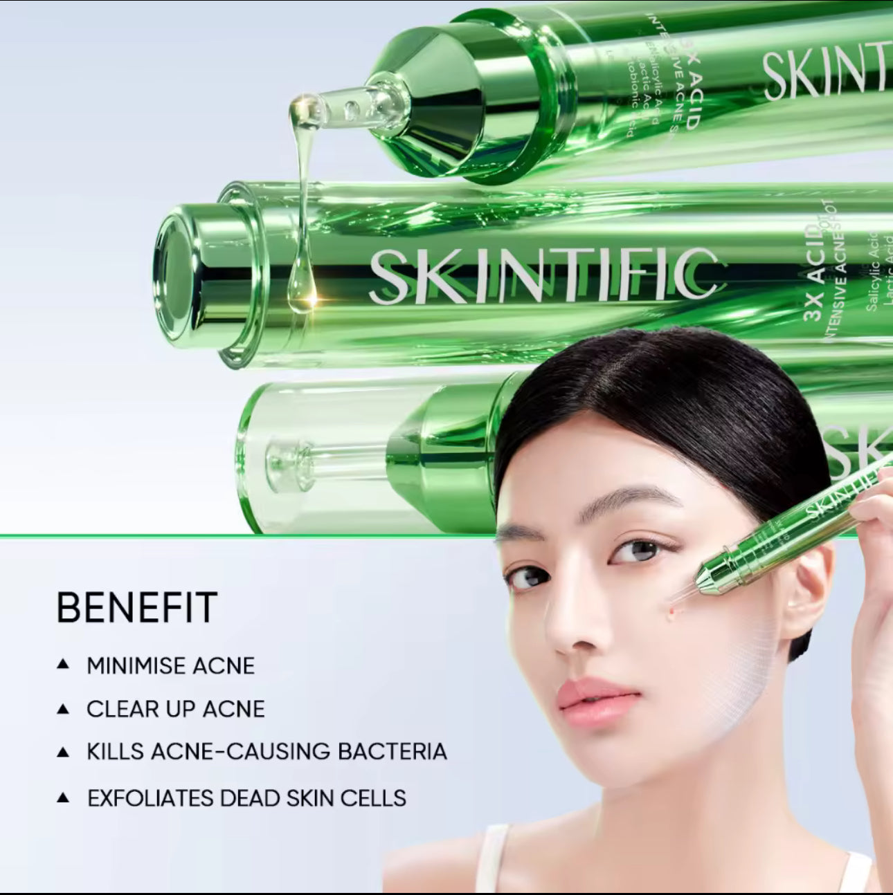 SKINTIFIC 3X ACID ANTI ACNE SPOT (11g)