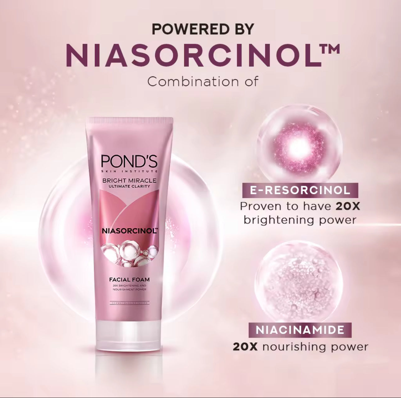 Ponds Bright Miracle Ultimate Clarity Facial Wash 100G