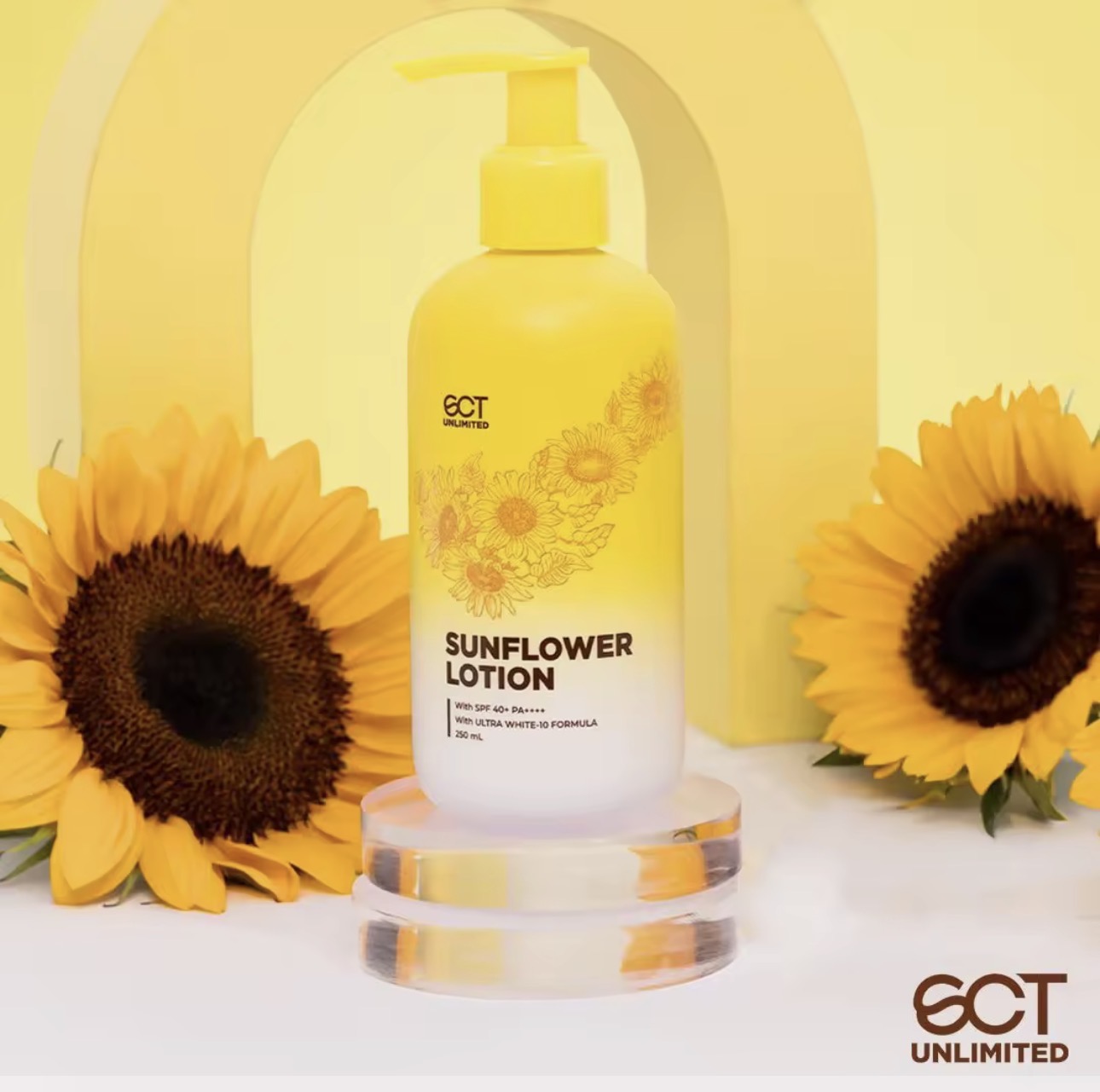 SCT Unlimited Sunflower Lotion SPF 40 PA++++ 250mL