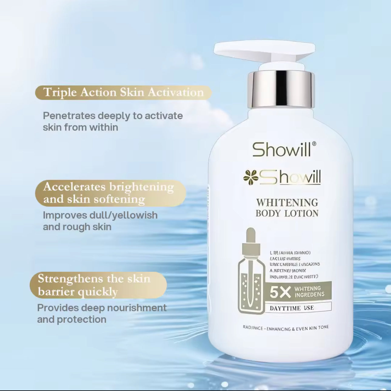 Shawill 5X Whitening Body Lotion 500ml