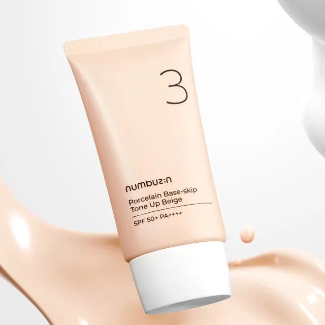 numbuzin - No. 3 Porcelain Base-Skip Tone Up Beige 50ml | authentic from Korea