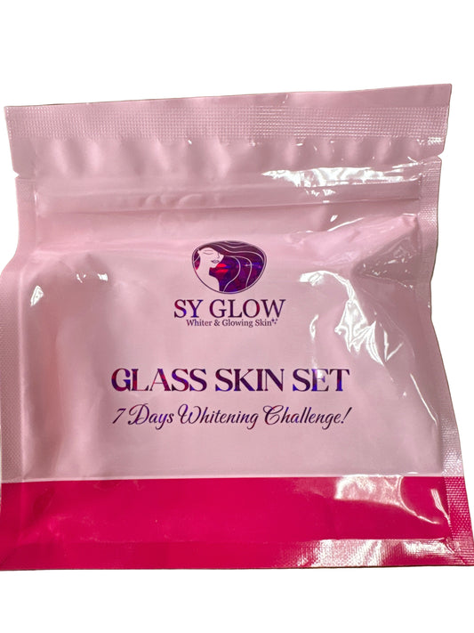 SY GLOW GLASS SKIN SET 7days WHITENING CHALLENGE