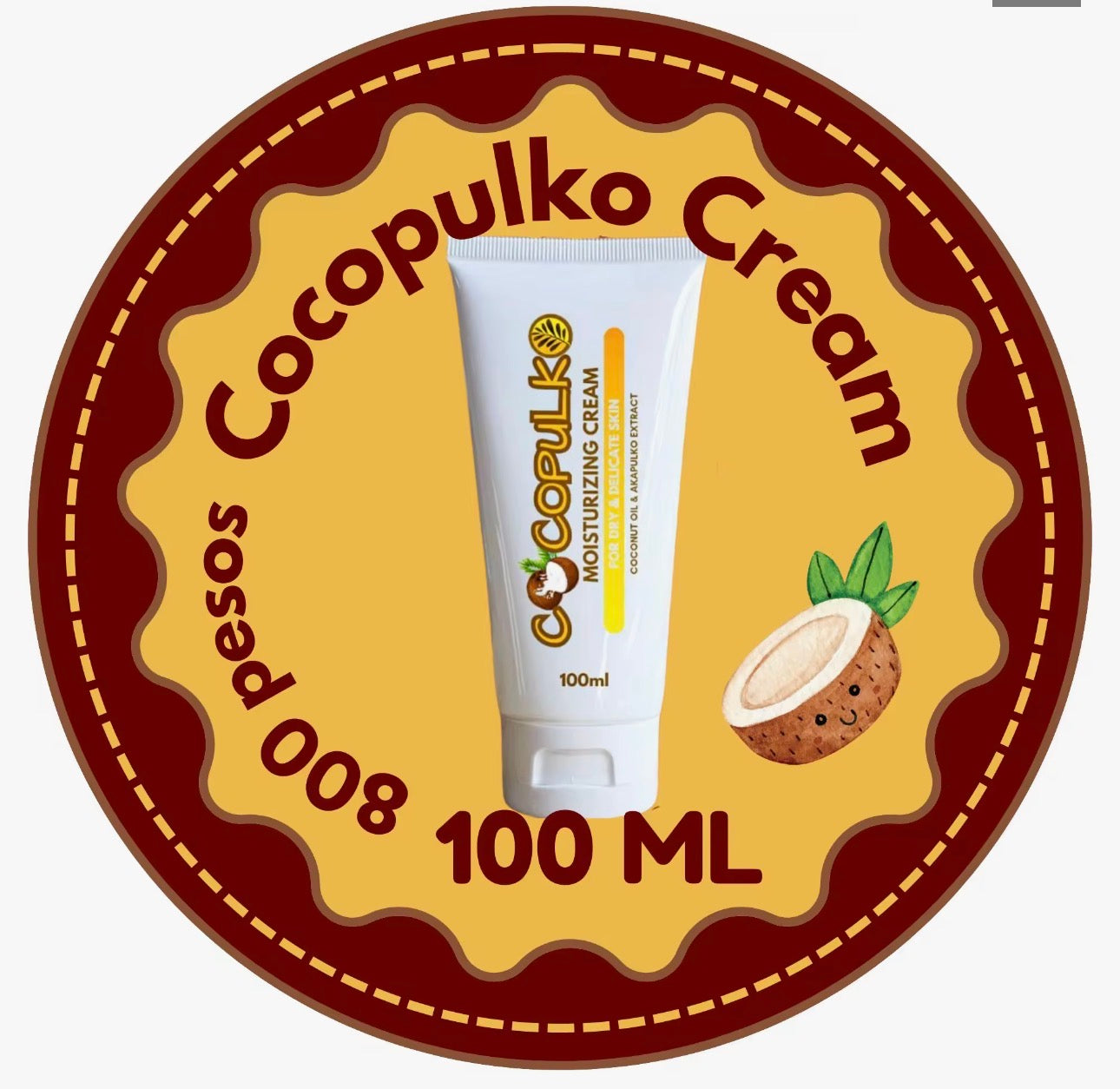 COCOPULKO Moisturising Cream | 100ml
