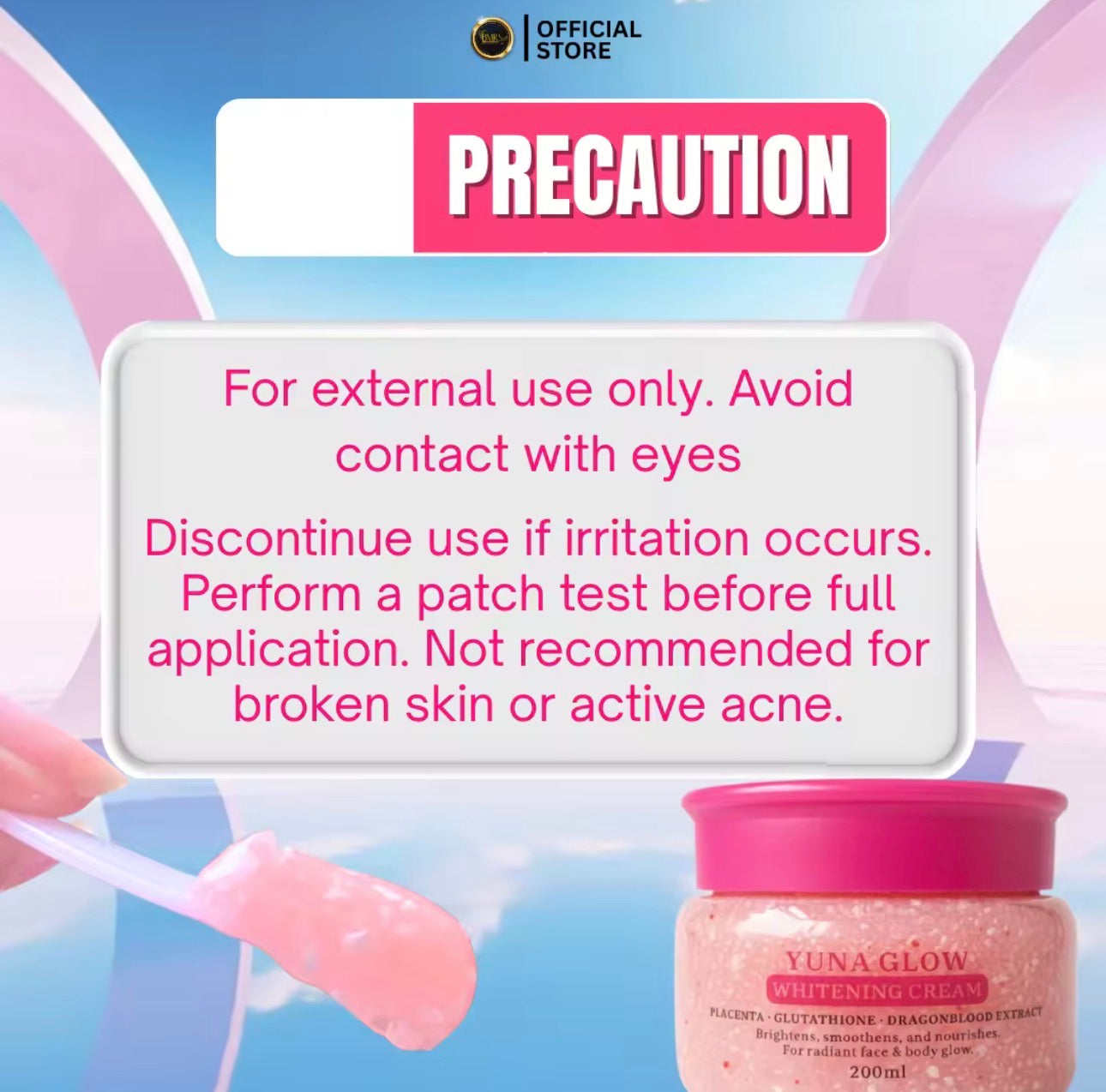 BMRS Yuna Glow Whitening Cream | 200ml