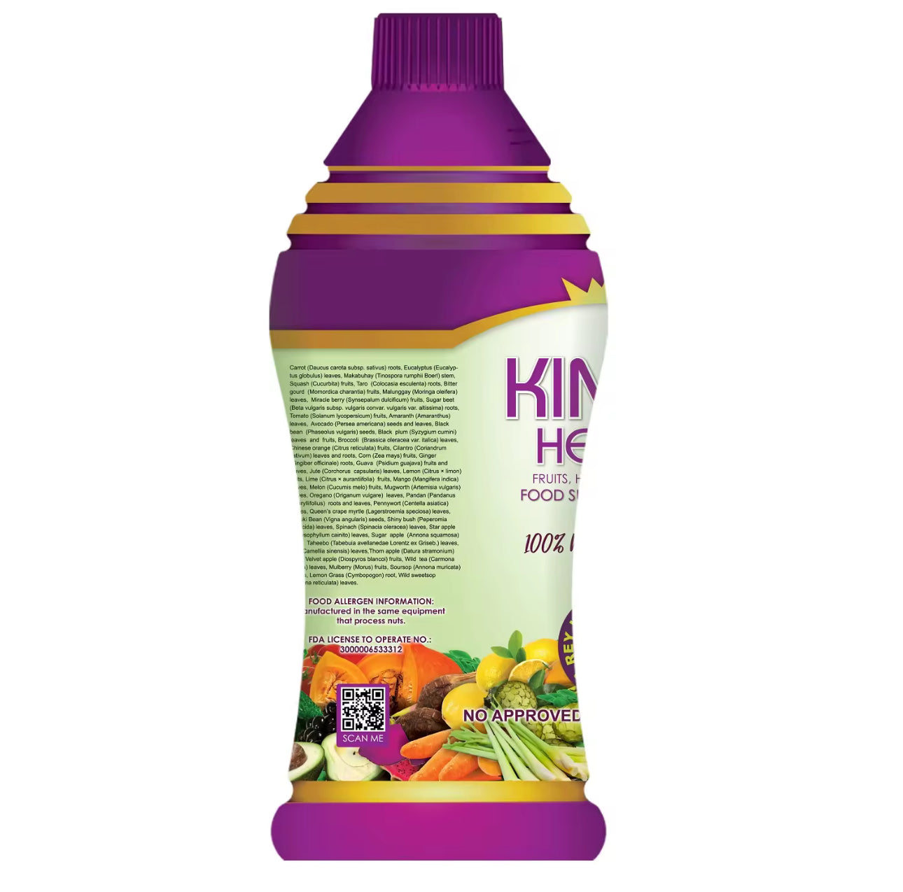 Kings Herbal Plus | 1000ml | Vegetable Food Supplement Liquid