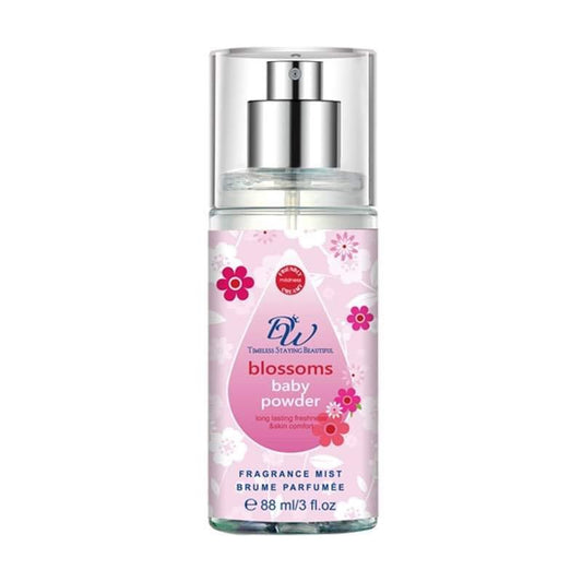 DW Baby Powder Fragrance Mist 88ML |Blossoms | Baby Powder. | Milk + Rice
