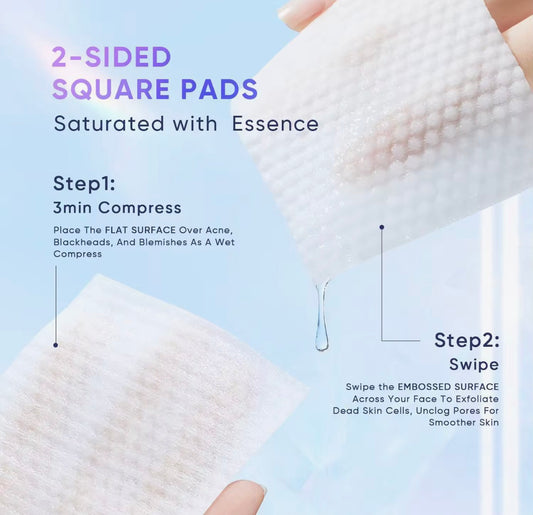 SKINTIFIC AHA BHA PHA Exfoliating Pads | 40 pads