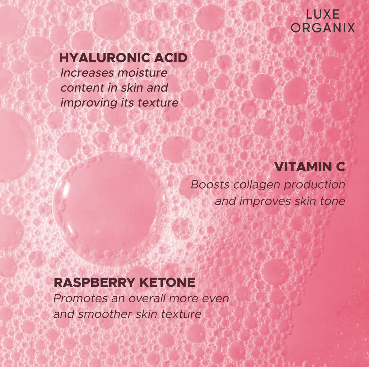 Luxe Organix Power Glow Vita Glow C Whip Cleanser | 150g