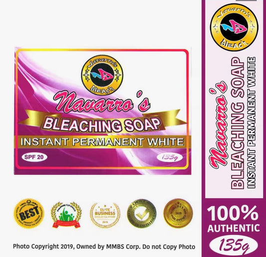 Navarros Bleaching Soap – Instant Permanent White