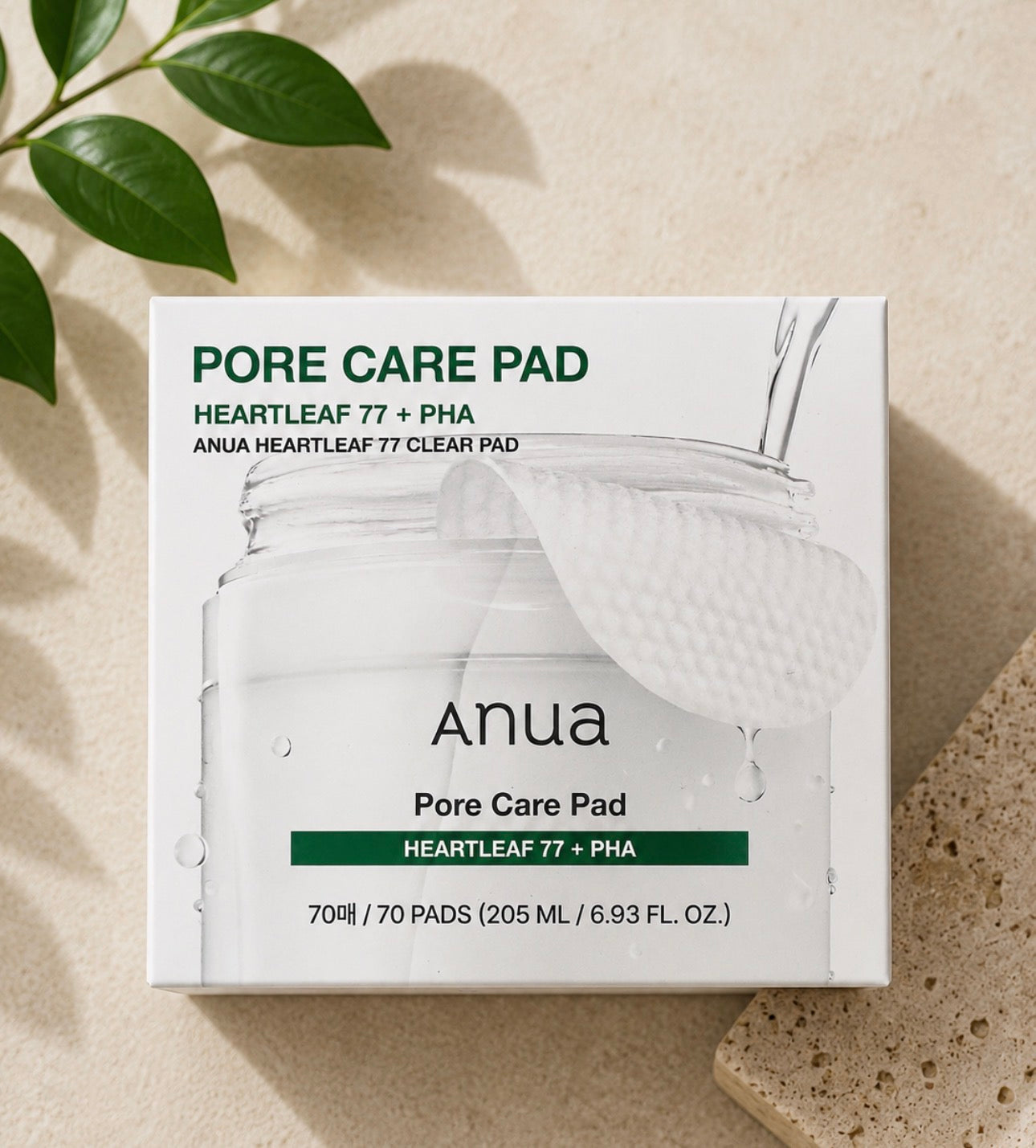 ANUA Heartleaf 77 + PHA Clear Pad | Pore Care Pad | 70 Pads
