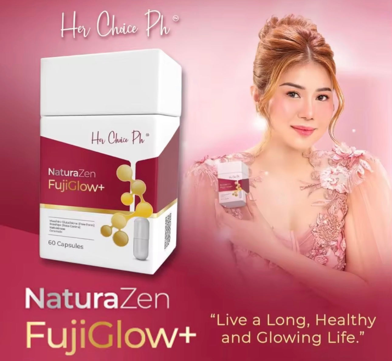 Her Choice PH NaturaZen FujiGlow+ Capsules | 60capsules