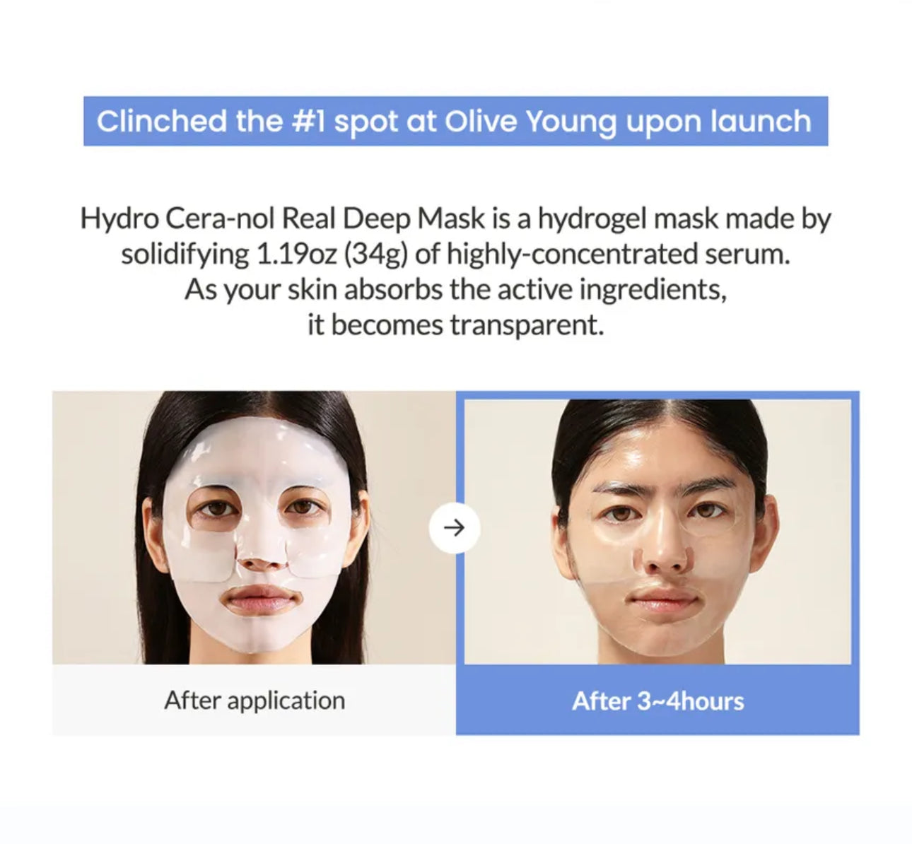 Biodance Hydro Cera-nol Real Deep Mask | 136g | 4sheets | authentic from Korea