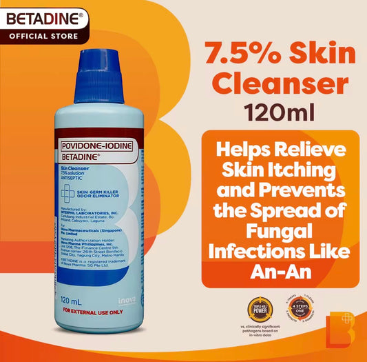 Betadine® 7.5% Skin Cleanser | 120ml